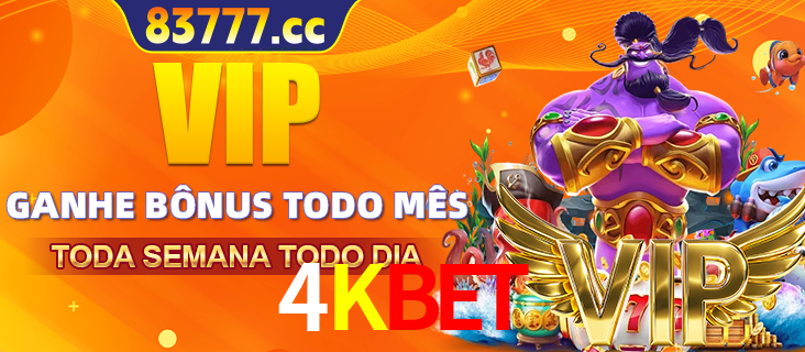 Banner promocional do 4KBET oferecendo 100% de recompensas adicionais contínuas para quem fizer o login diário (Daily sign-in), com um mascote de coelho.