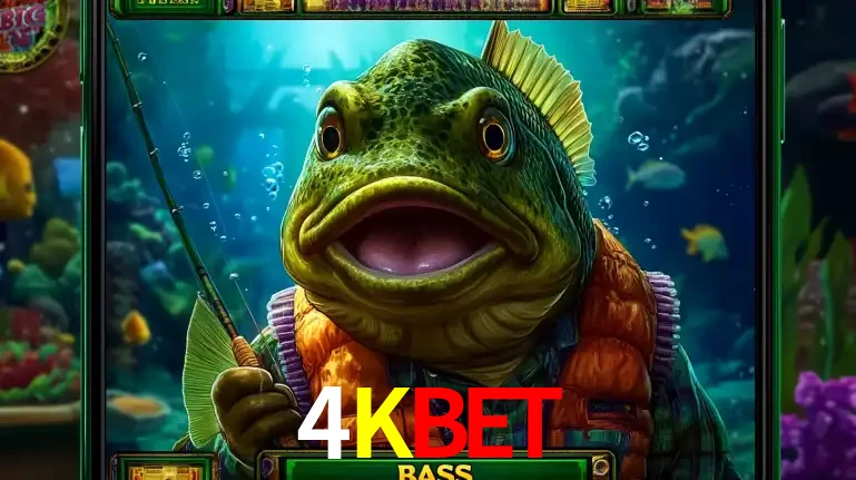 Personagem de peixe pescador do popular jogo de slot com tema de pescaria, uma das emocionantes opções de caça-níqueis para jogar e ganhar no cassino 4KBET.